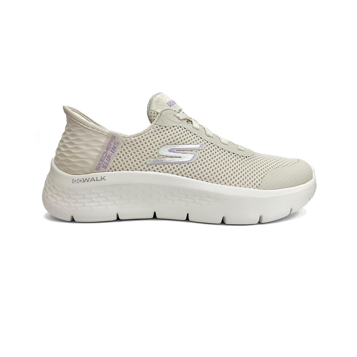 Tênis Skechers Go Walk Grand Entry 124836 Creme Tênis Skechers Go Walk Grand Entry 124836 Creme