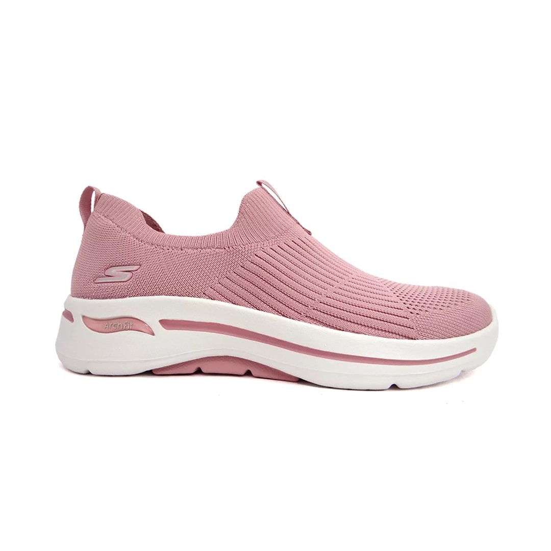 Tênis Skechers Go Walk March Fit - Iconic Rosa Claro