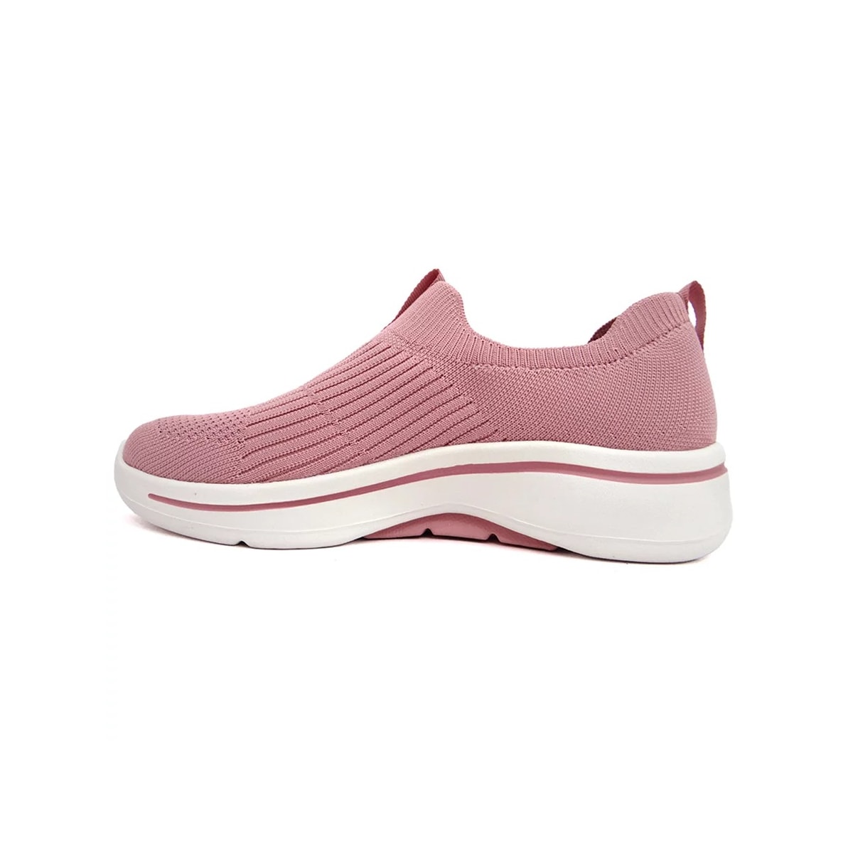 Tênis Skechers Go Walk March Fit - Iconic Rosa Claro Tênis Skechers Go Walk March Fit - Iconic Rosa Claro