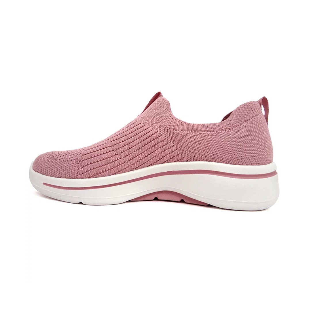 Tênis Skechers Go Walk March Fit - Iconic Rosa Claro