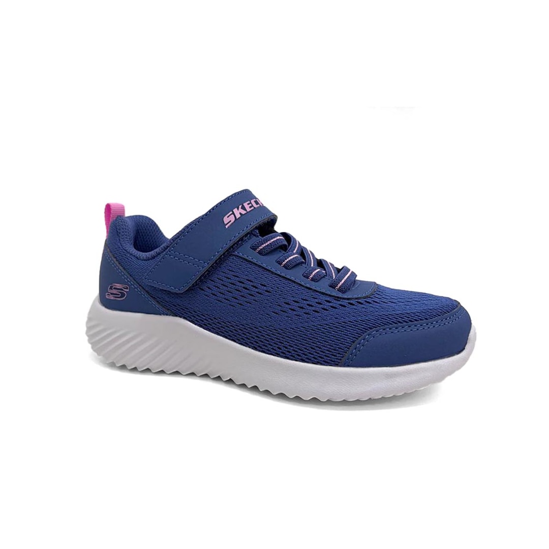 Tênis Skechers Infantil Bounder Free And Easy 303622 Azul Marinho Tênis Skechers Infantil Bounder Free And Easy 303622 Azul Marinho