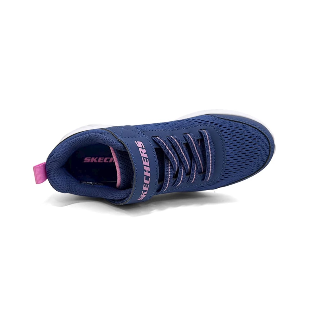 Tênis Skechers Infantil Bounder Free And Easy 303622 Azul Marinho