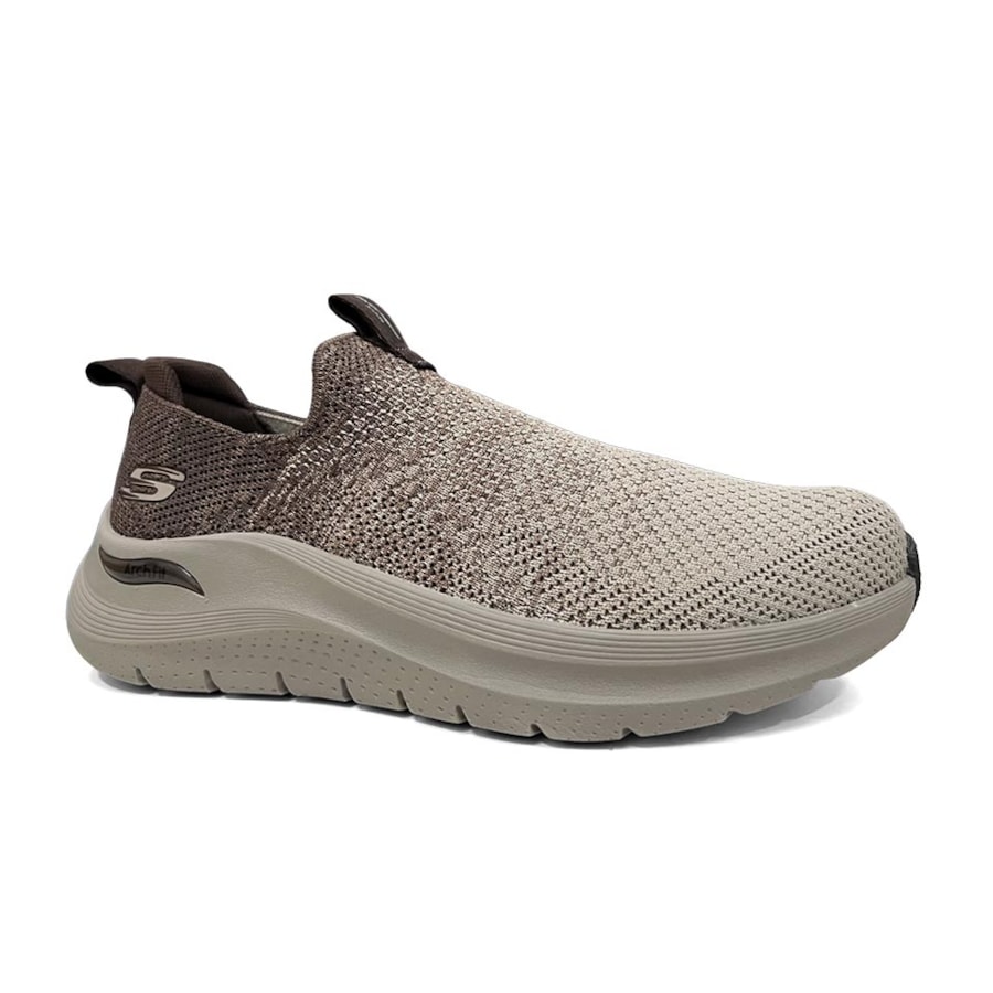 Tênis Skechers Masculino Arch Fit 2.0 Slip-On 232704 Marrom Tênis Skechers Masculino Arch Fit 2.0 Slip-On 232704 Marrom