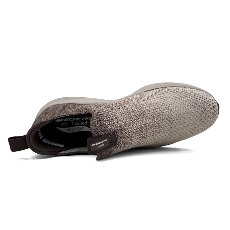 Tênis Skechers Masculino Arch Fit 2.0 Slip-On 232704 Marrom Tênis Skechers Masculino Arch Fit 2.0 Slip-On 232704 Marrom