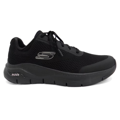 Tenis Skechers Masculino Arch Fit 232040 Preto