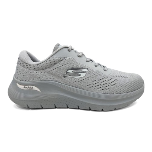Detalhe - Tênis Skechers Masculino Arch Fit 232700 Carvão