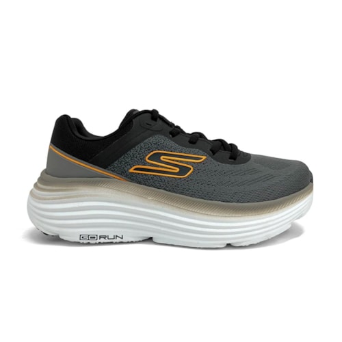 Detalhe - Tênis Skechers Masculino Cushioning Endeavour 220609 Carvão