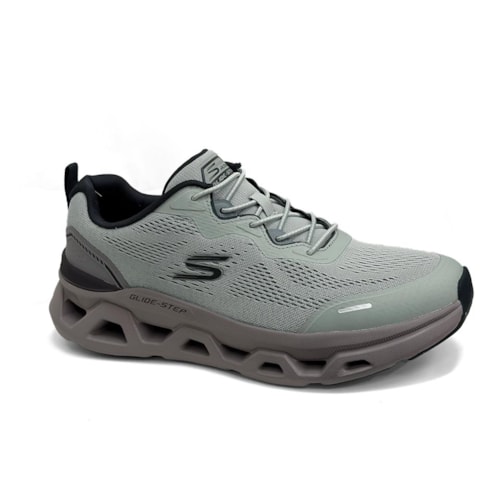 Tênis Skechers Masculino Esporte Glide-Step Altus 233029O Cinza
