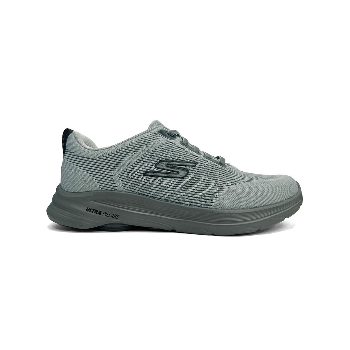 Tênis Skechers Masculino Esporte Go Walk 8 Day 216782 Cinza Tênis Skechers Masculino Esporte Go Walk 8 Day 216782 Cinza