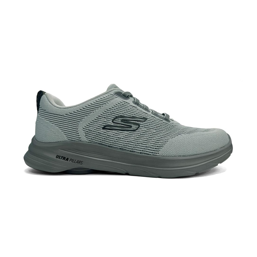 Tênis Skechers Masculino Esporte Go Walk 8 Day 216782 Cinza Tênis Skechers Masculino Esporte Go Walk 8 Day 216782 Cinza