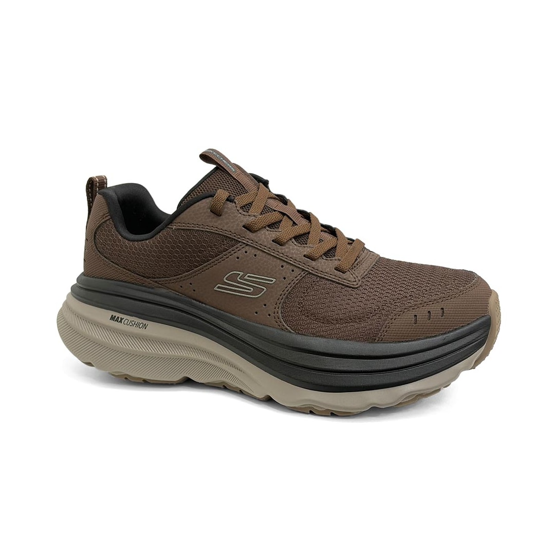Tênis Skechers Masculino Esporte Max Cushioning Zirrus 237818 Marrom
