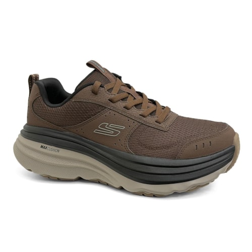 Tênis Skechers Masculino Esporte Max Cushioning Zirrus 237818 Marrom