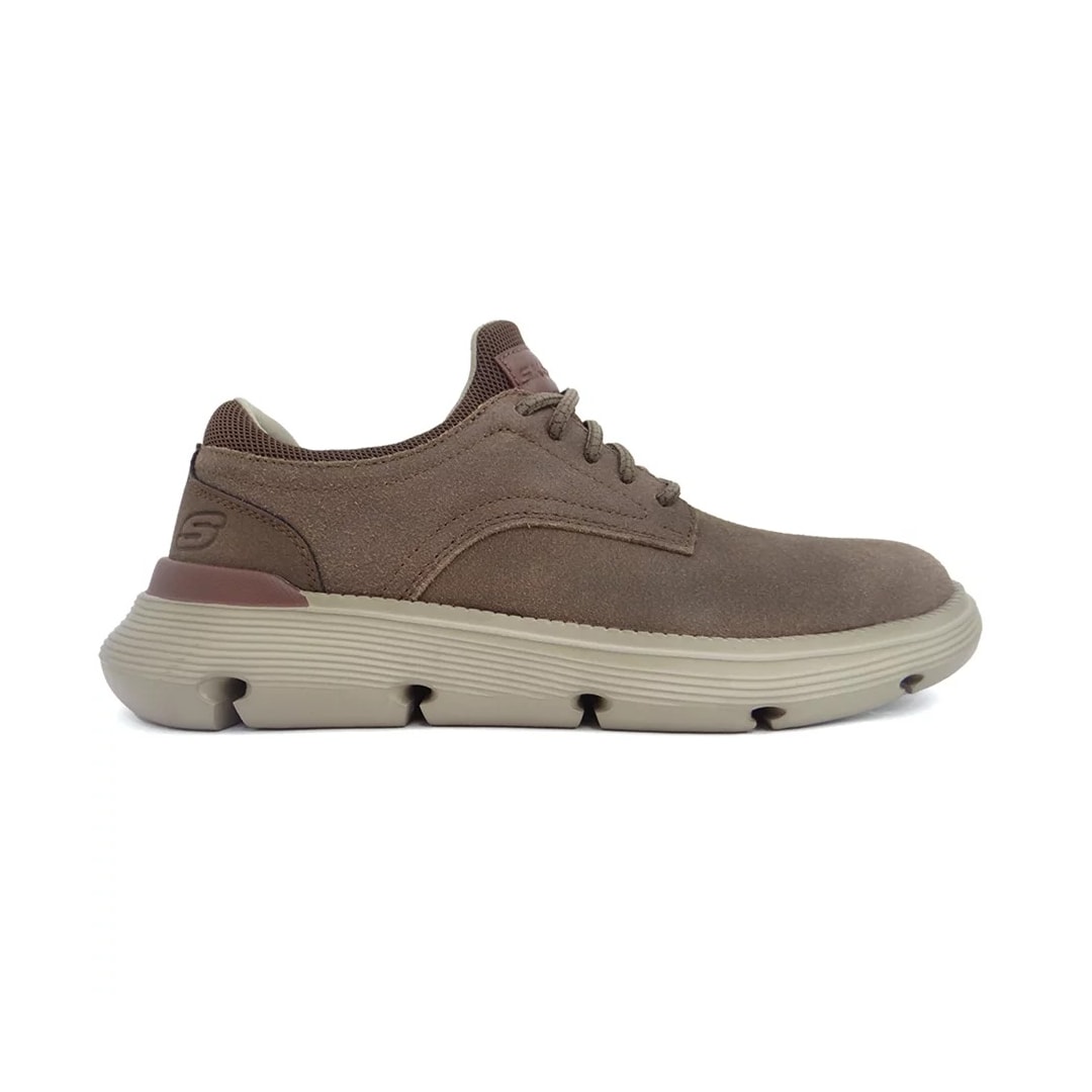 Tênis Skechers Masculino Garza-Zen Alto Marrom Claro Tênis Skechers Masculino Garza-Zen Alto Marrom Claro