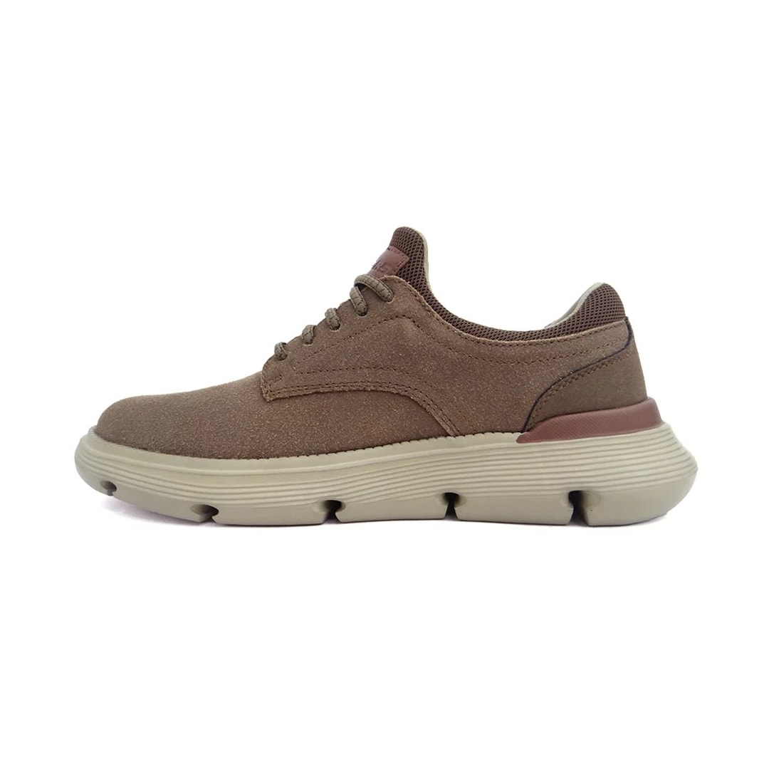 Tênis Skechers Masculino Garza-Zen Alto Marrom Claro