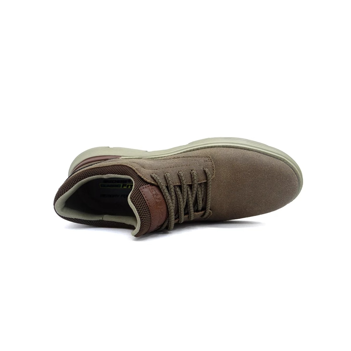 Tênis Skechers Masculino Garza-Zen Alto Marrom Claro Tênis Skechers Masculino Garza-Zen Alto Marrom Claro