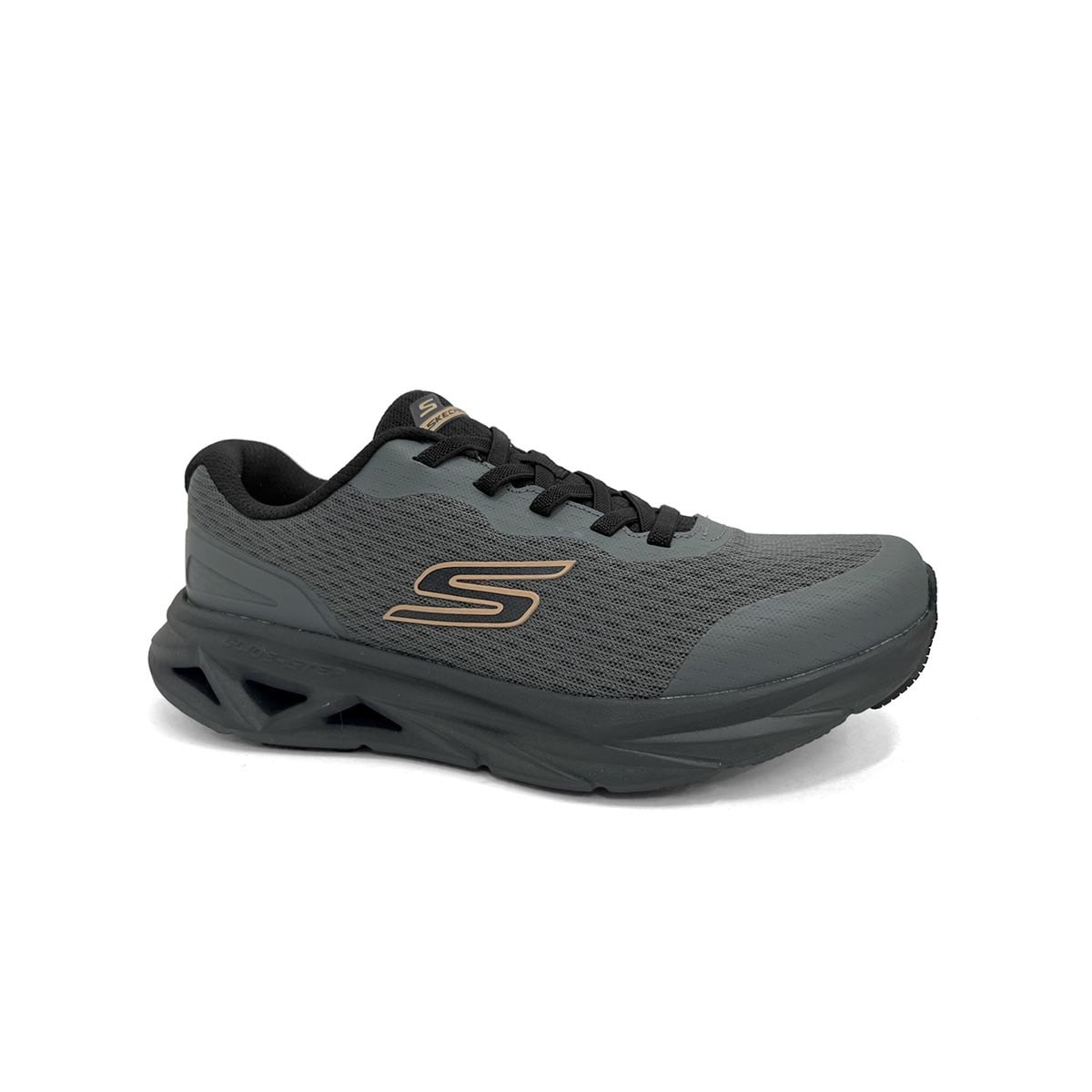 Tênis Skechers Masculino Glide-Step Vortex 221041 Carvão