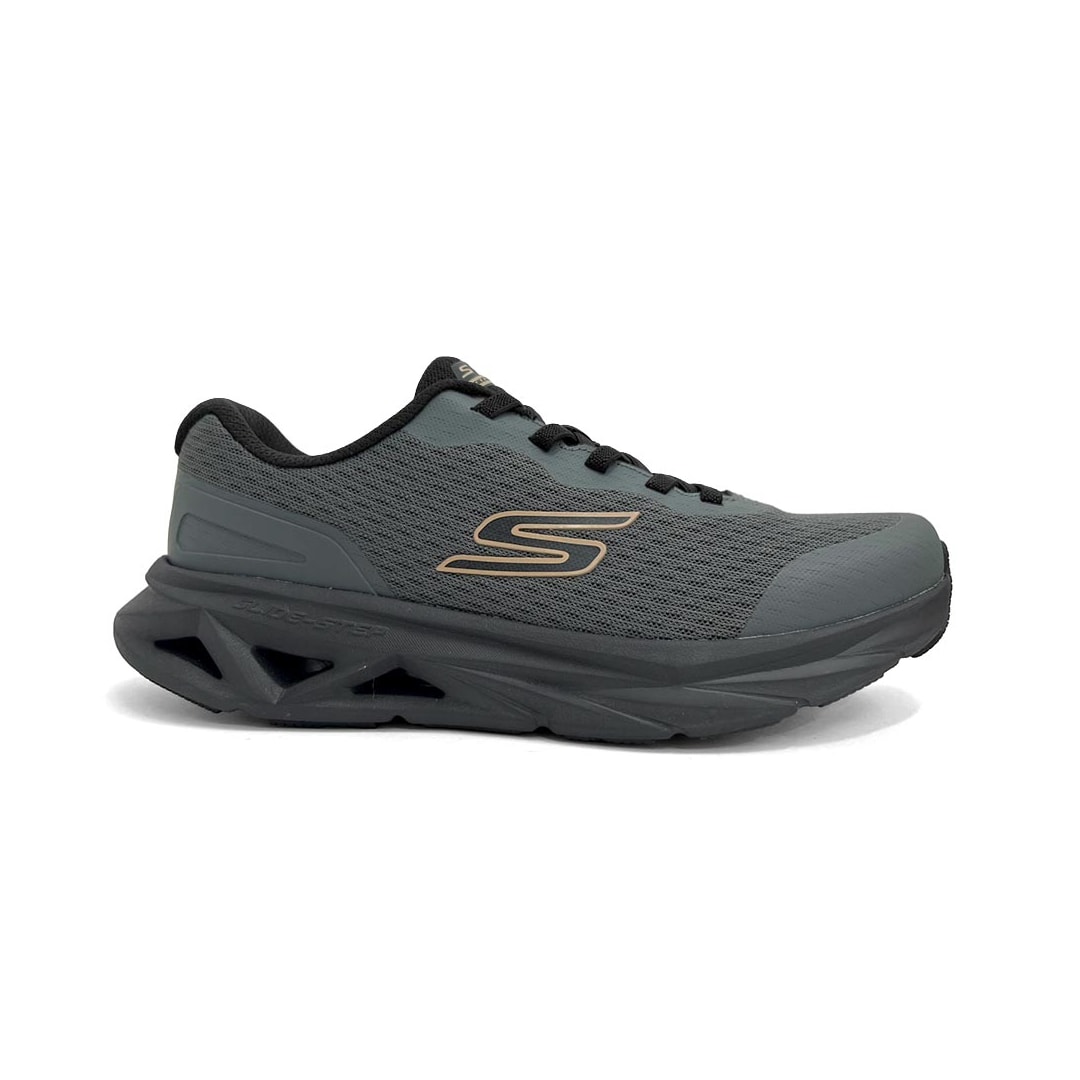 Tênis Skechers Masculino Glide-Step Vortex 221041 Carvão