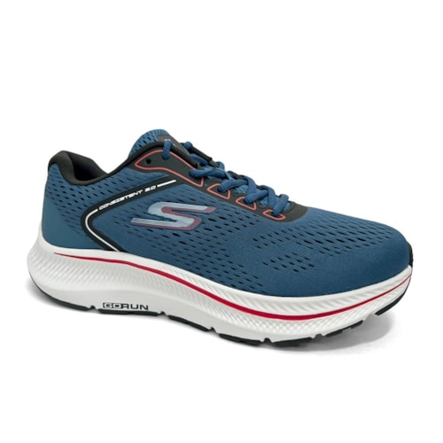 Tênis Skechers Masculino Go Run Consistent 220865 Azul Marinho