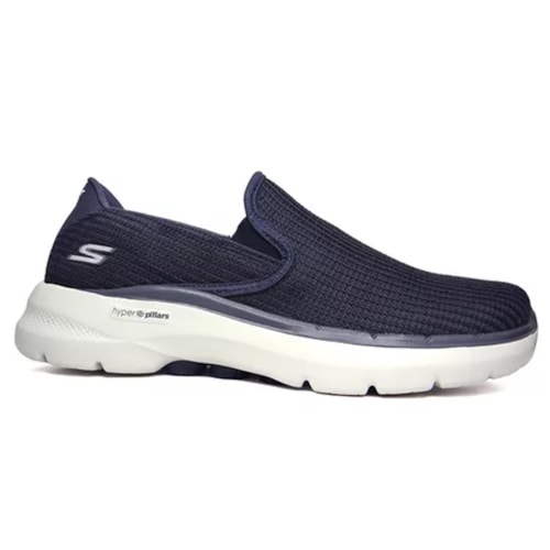 Tenis Skechers Masculino Go Walk 6 Anaglyph Azul Marinho