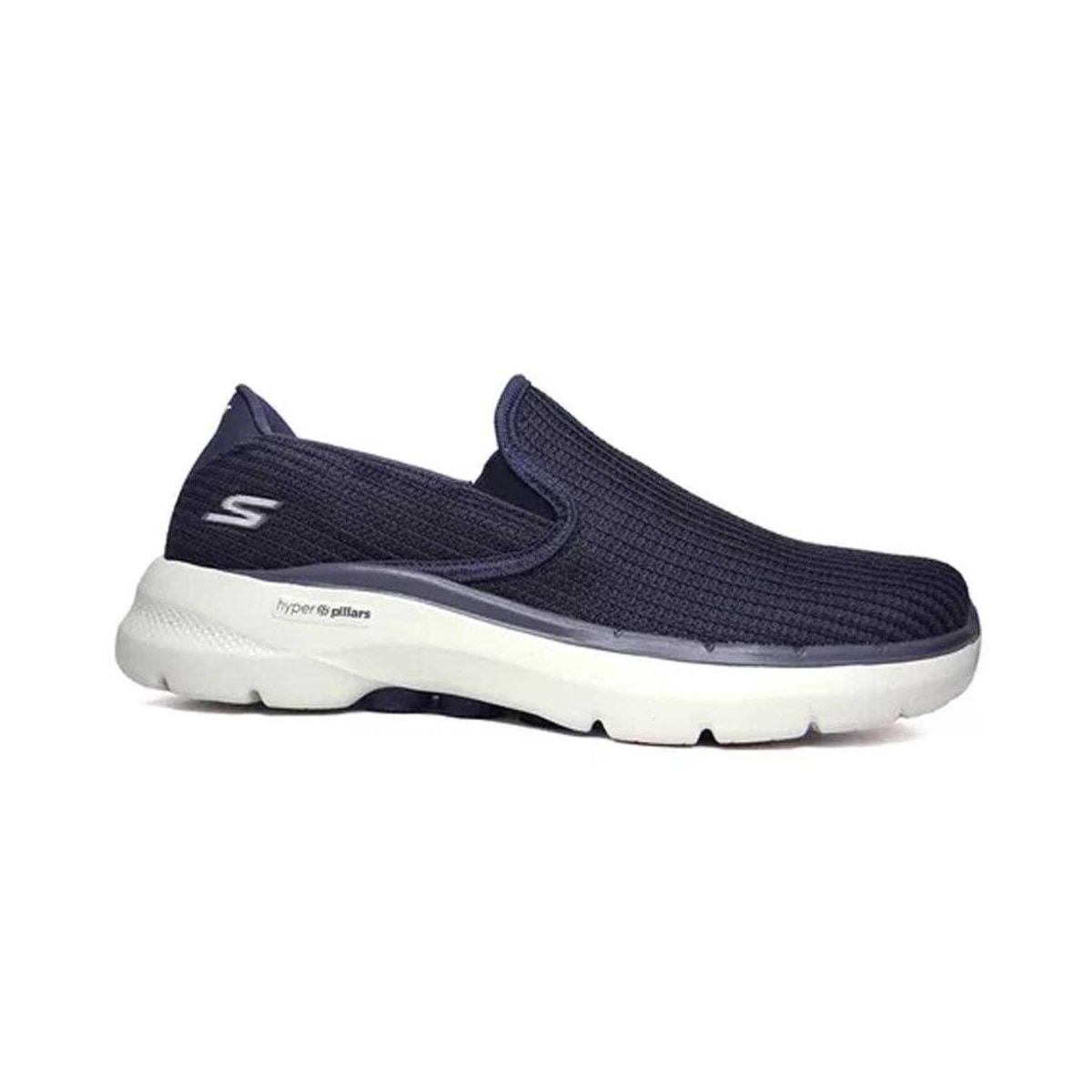 Tênis Skechers Masculino Go Walk 6 Anaglyph Azul Marinho Tênis Skechers Masculino Go Walk 6 Anaglyph Azul Marinho