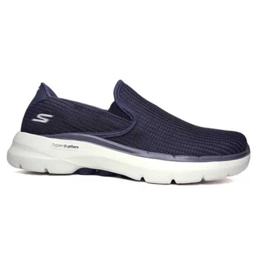 Tênis Skechers Masculino Go Walk 6 Anaglyph Azul Marinho