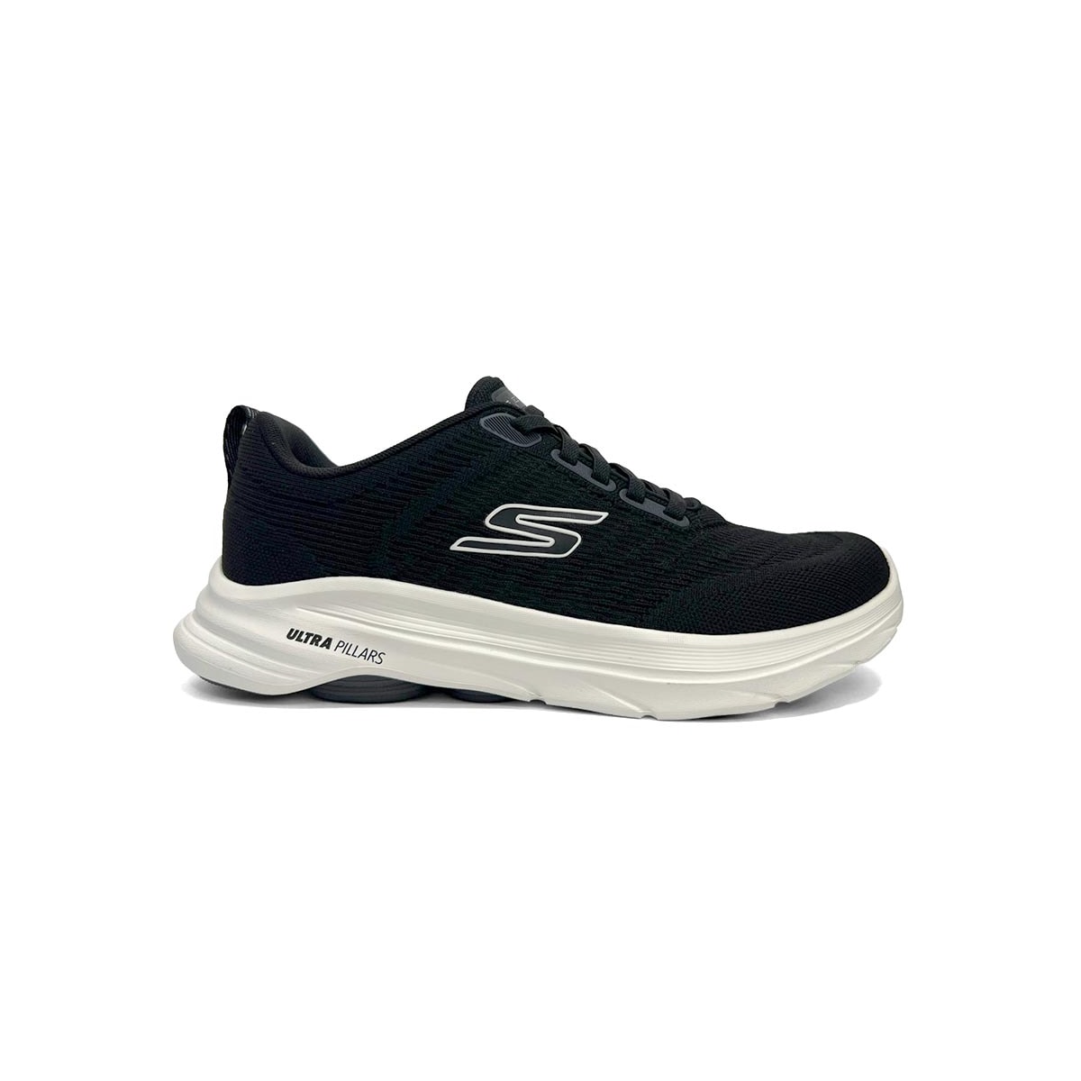 Tênis Skechers Masculino Go Walk 8 Day 216782 Preto/Branco Tênis Skechers Masculino Go Walk 8 Day 216782 Preto/Branco