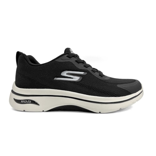 Detalhe - Tênis Skechers Masculino Go Walk Arch Fit 2.0 216816 Preto