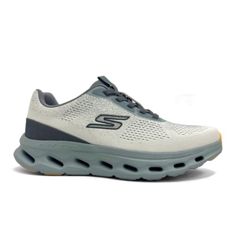 Detalhe - Tênis Skechers Masculino Go Walk Glide-Step 2.0 217020 Verde