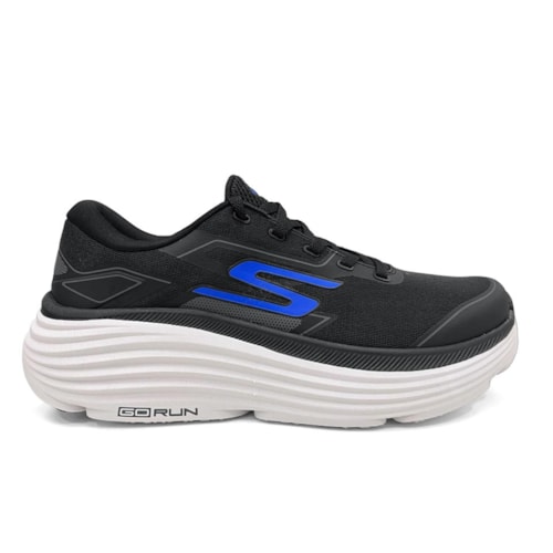 Detalhe - Tênis Skechers Masculino Max Cushioning Endeavour 220635 Preto