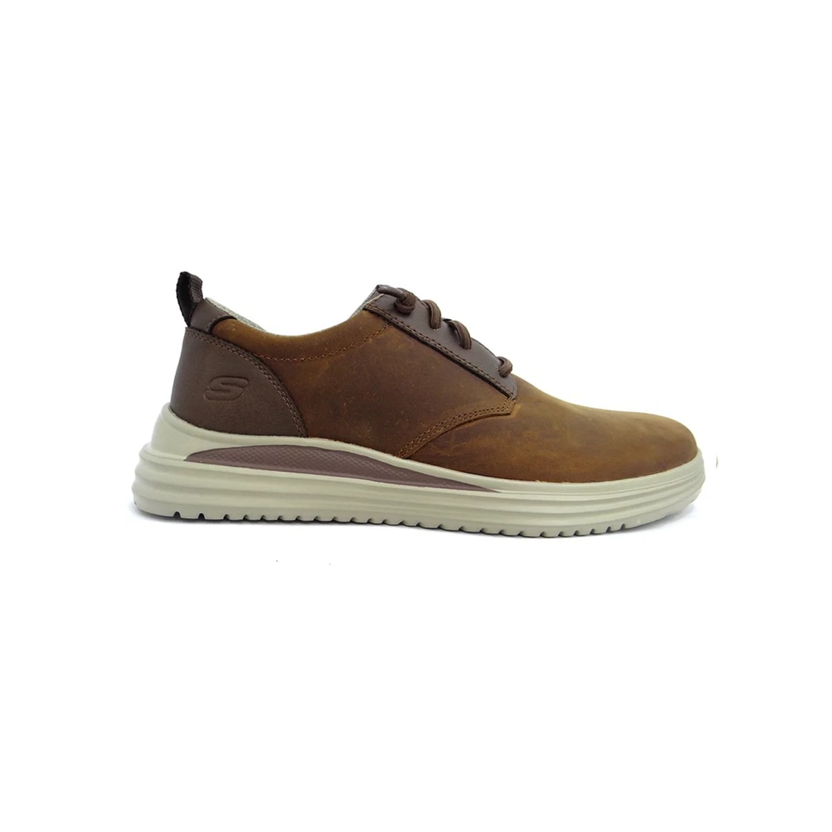 Tênis Skechers Masculino Proven Mursett Marrom Escuro Tênis Skechers Masculino Proven Mursett Marrom Escuro