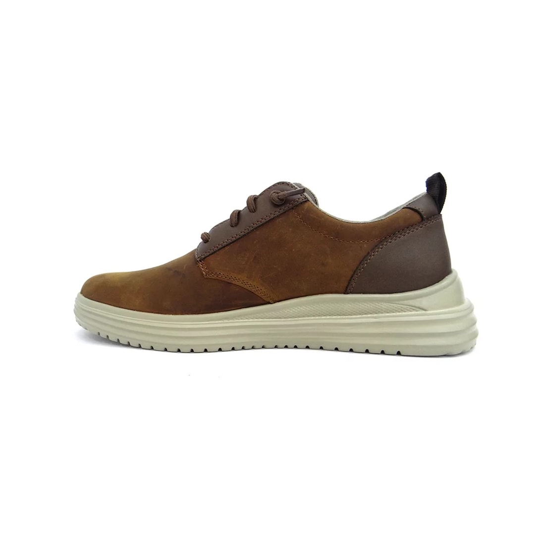 Tênis Skechers Masculino Proven Mursett Marrom Escuro