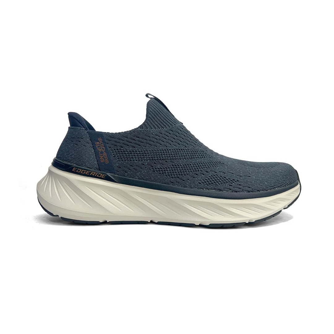 Tênis Skechers Masculino Slip-On Edgeride Commissioner Azul