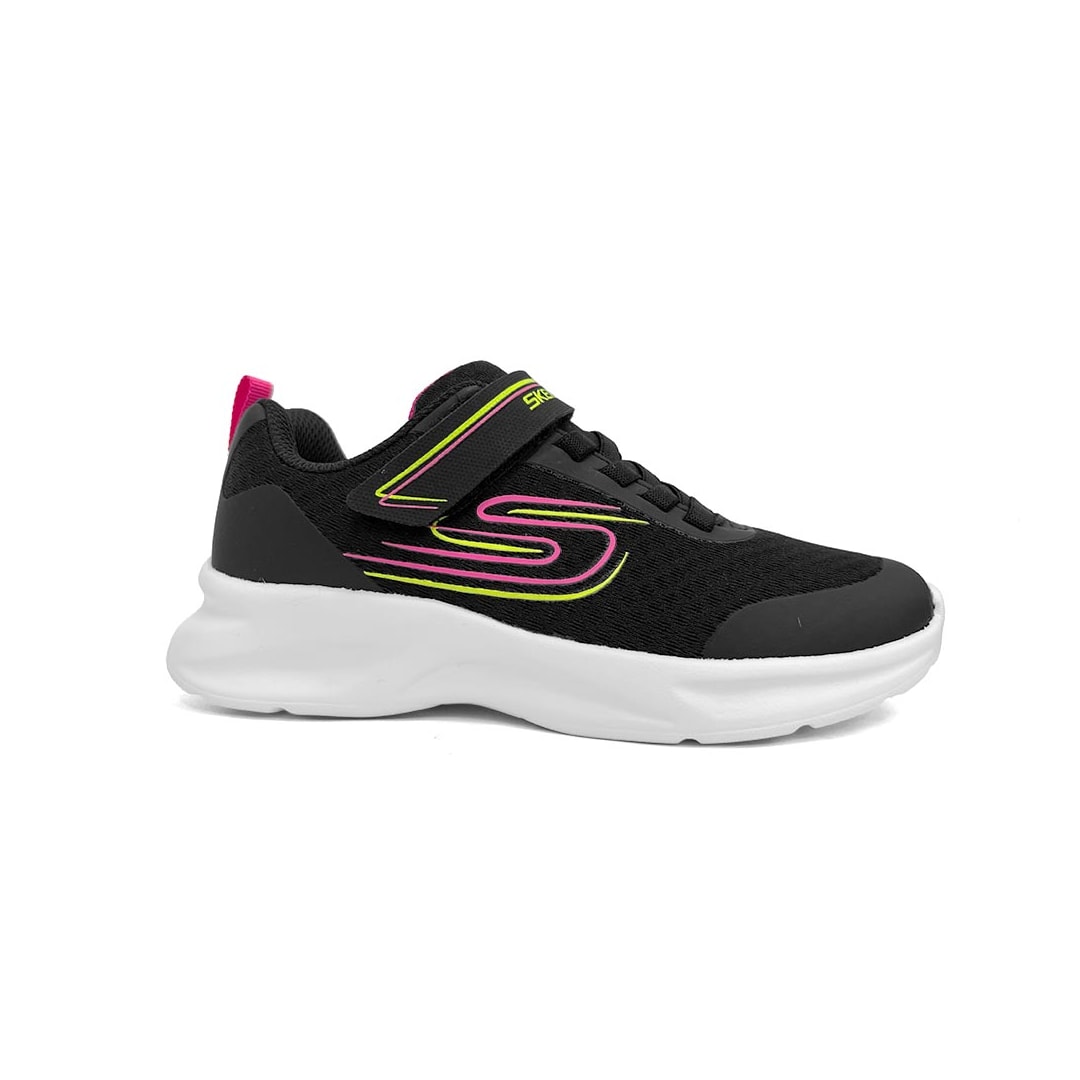 Tênis Skechers Menina Dynamatic-Nonstop 303577L Preto