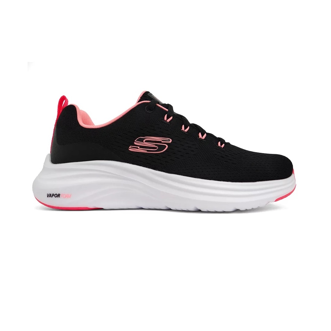 Tênis Skechers Vegano Vapor Foam Fresh Trend 150024 Preto/Rosa Tênis Skechers Vegano Vapor Foam Fresh Trend 150024 Preto/Rosa