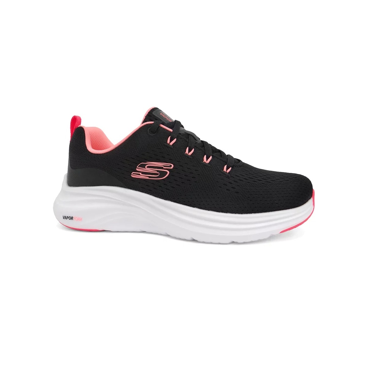 Tênis Skechers Vegano Vapor Foam Fresh Trend 150024 Preto/Rosa Tênis Skechers Vegano Vapor Foam Fresh Trend 150024 Preto/Rosa