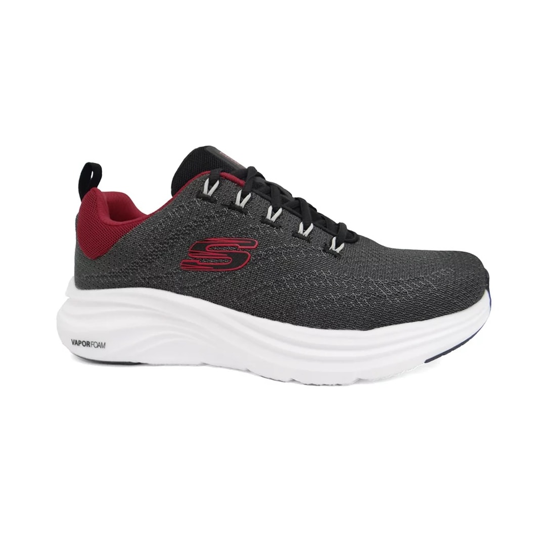 Tênis Skechers Vegano Vapor Foam - Varien Preto/Vermelho Tênis Skechers Vegano Vapor Foam - Varien Preto/Vermelho