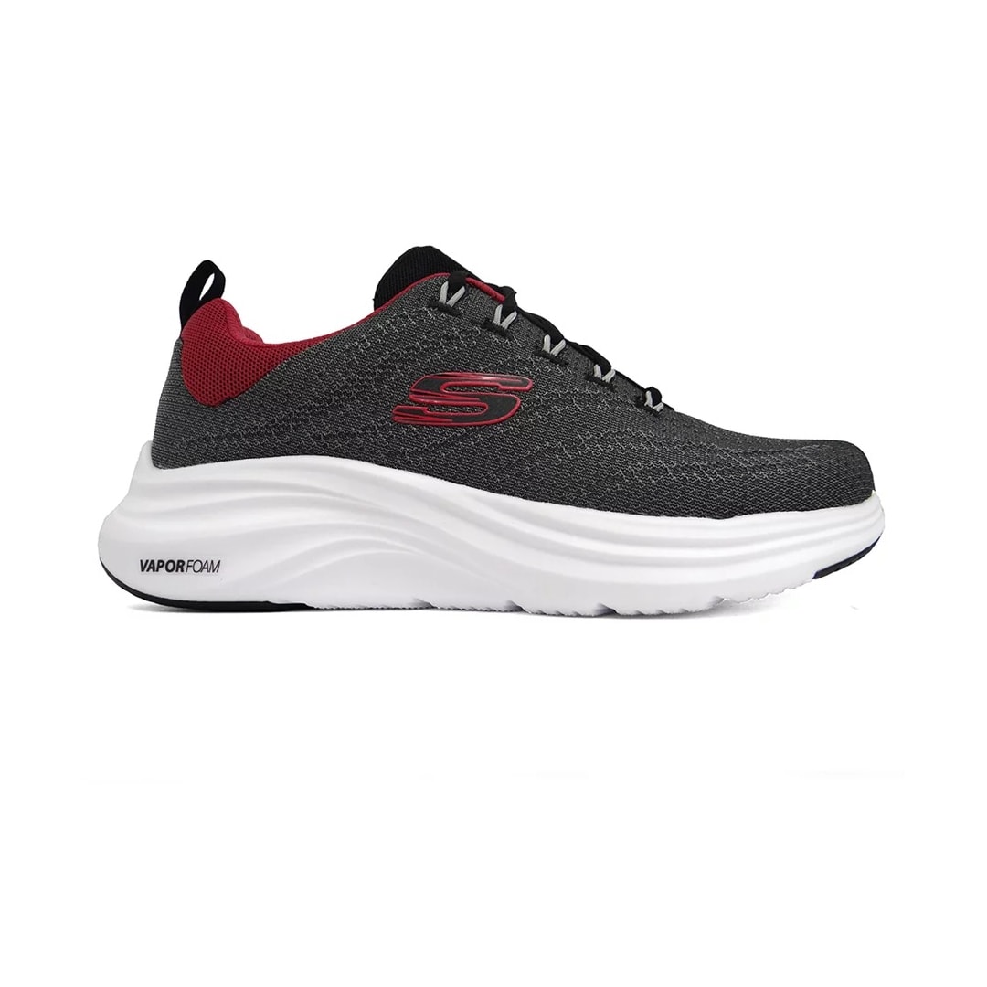 Tênis Skechers Vegano Vapor Foam - Varien Preto/Vermelho Tênis Skechers Vegano Vapor Foam - Varien Preto/Vermelho