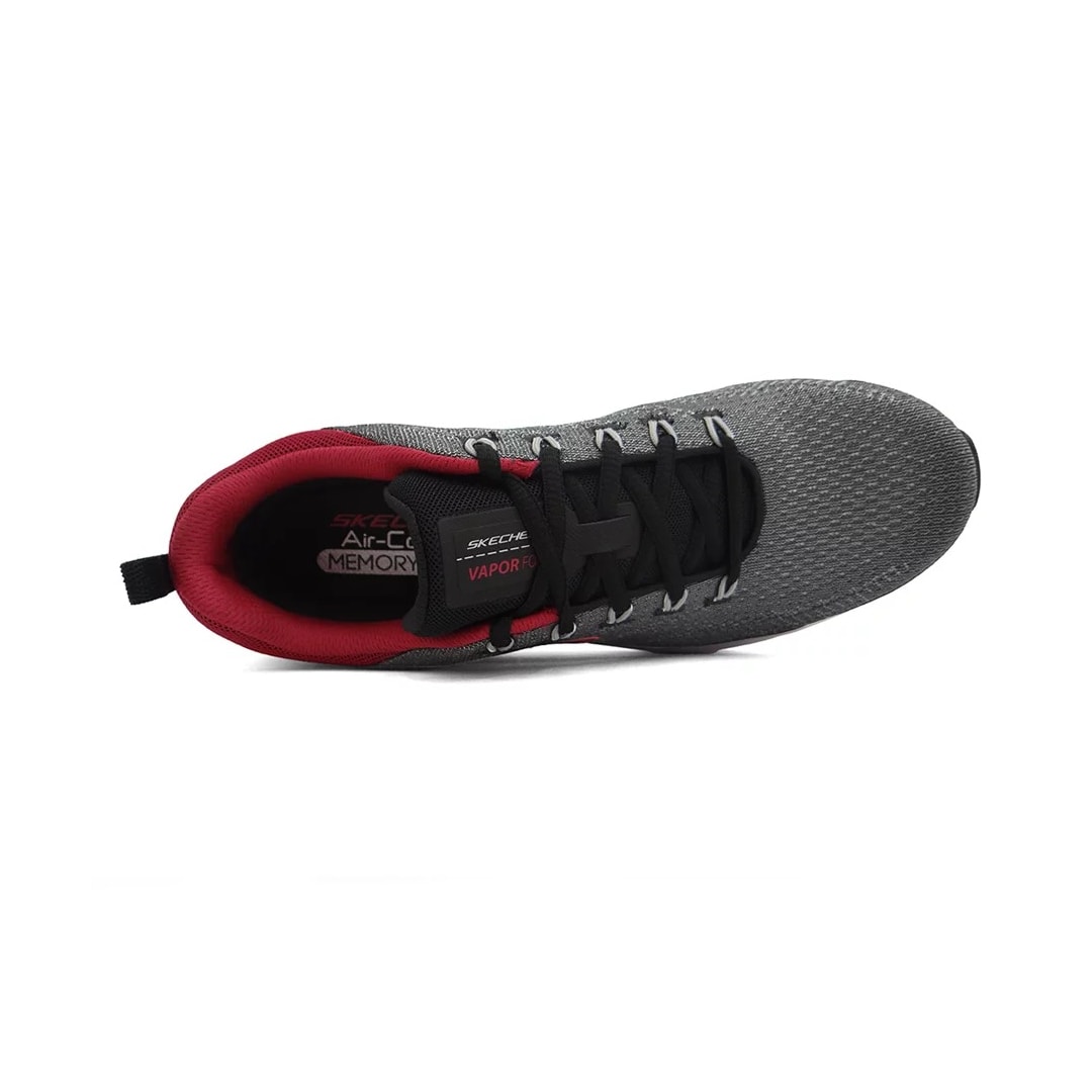 Tênis Skechers Vegano Vapor Foam - Varien Preto/Vermelho Tênis Skechers Vegano Vapor Foam - Varien Preto/Vermelho