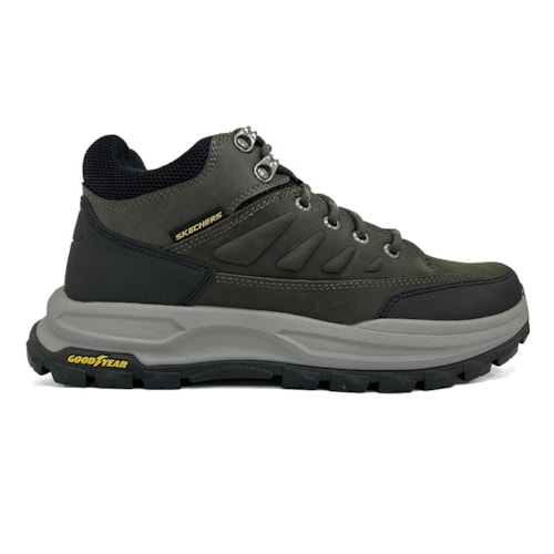 Detalhe - Tênis Skechers Zeller Bazemore Masculino 204699 Carvao