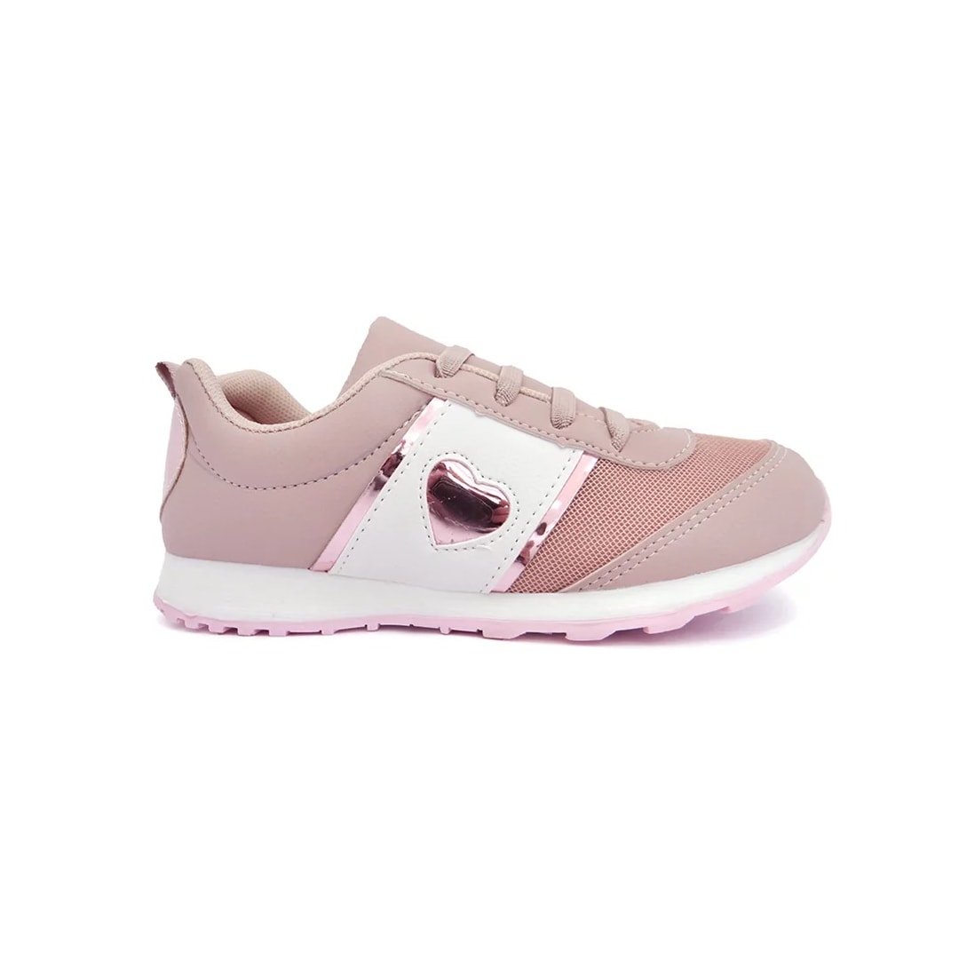 Tênis Street Infantil Menina 10.117 Jet Kids Rose