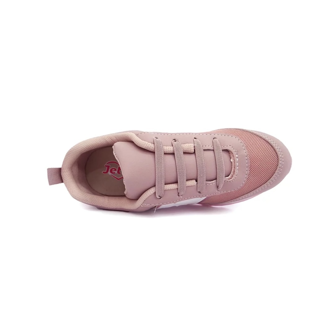 Tênis Street Infantil Menina 10.117 Jet Kids Rose Tênis Street Infantil Menina 10.117 Jet Kids Rose