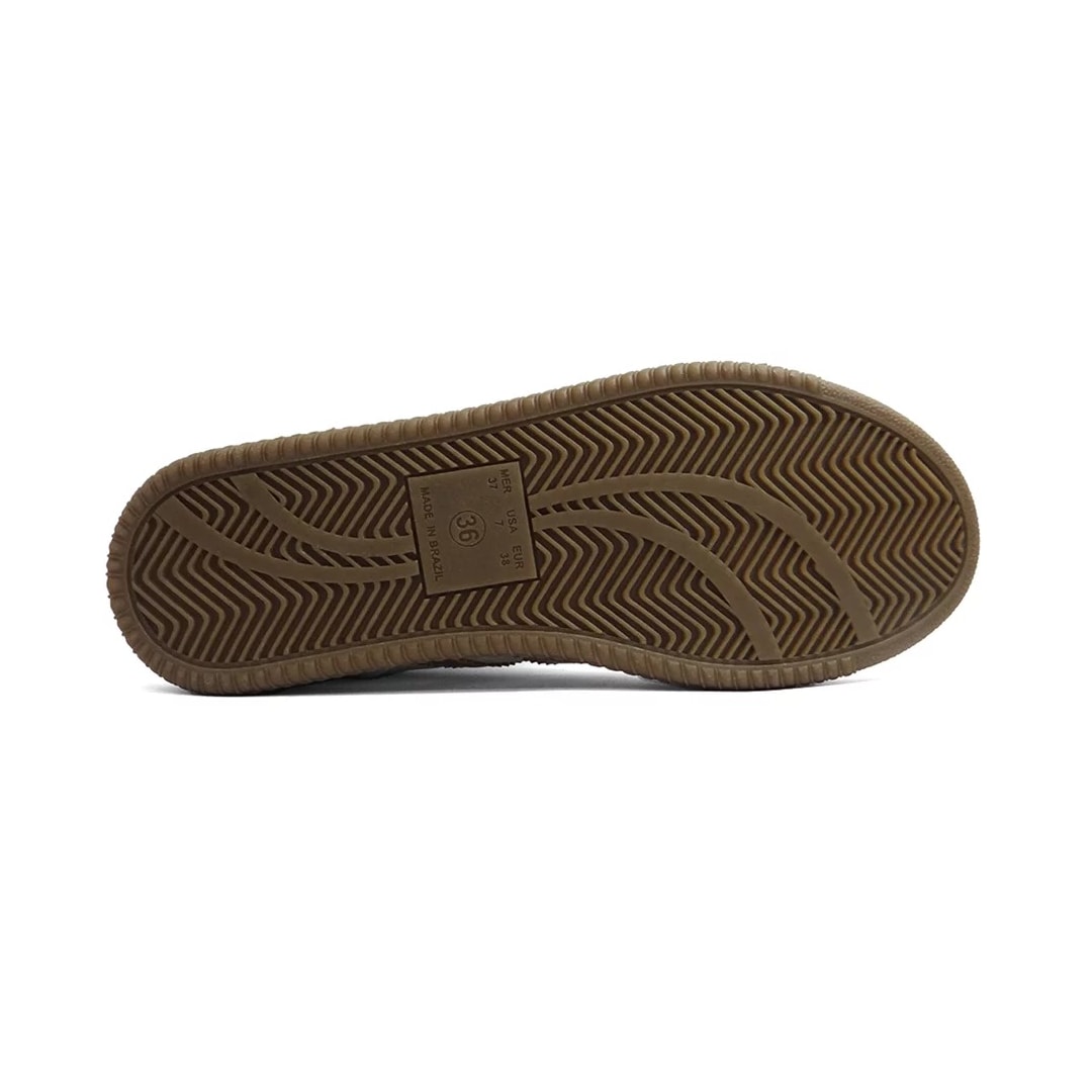 Tênis Sua Cia Casual 8355.15421 Branco/Dourado