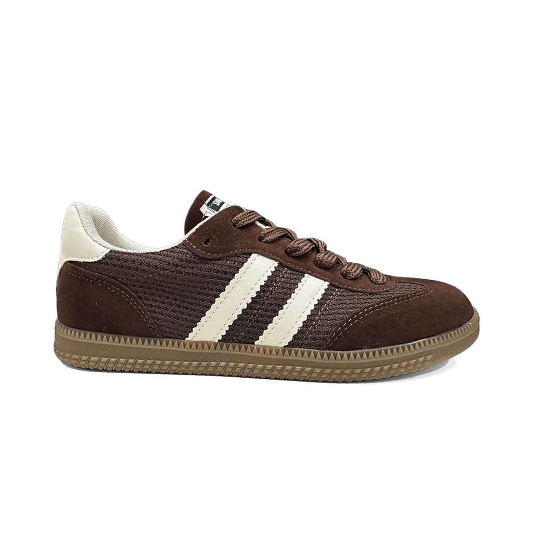 Tênis Sua Cia Casual 8355.16327 Cafe/Terra/Off White