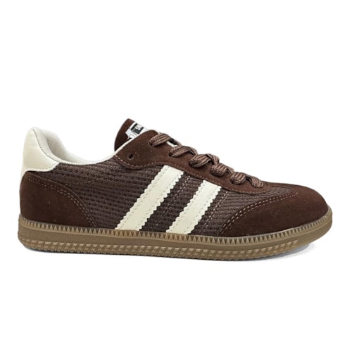 Detalhe - Tênis Sua Cia Casual 8355.16327 Cafe/Terra/Off White