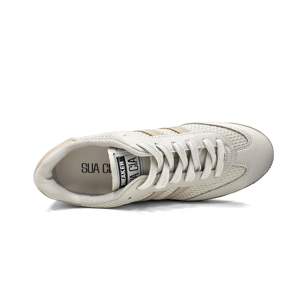 Tênis Sua Cia Casual 8355.16327 Off White/Areia