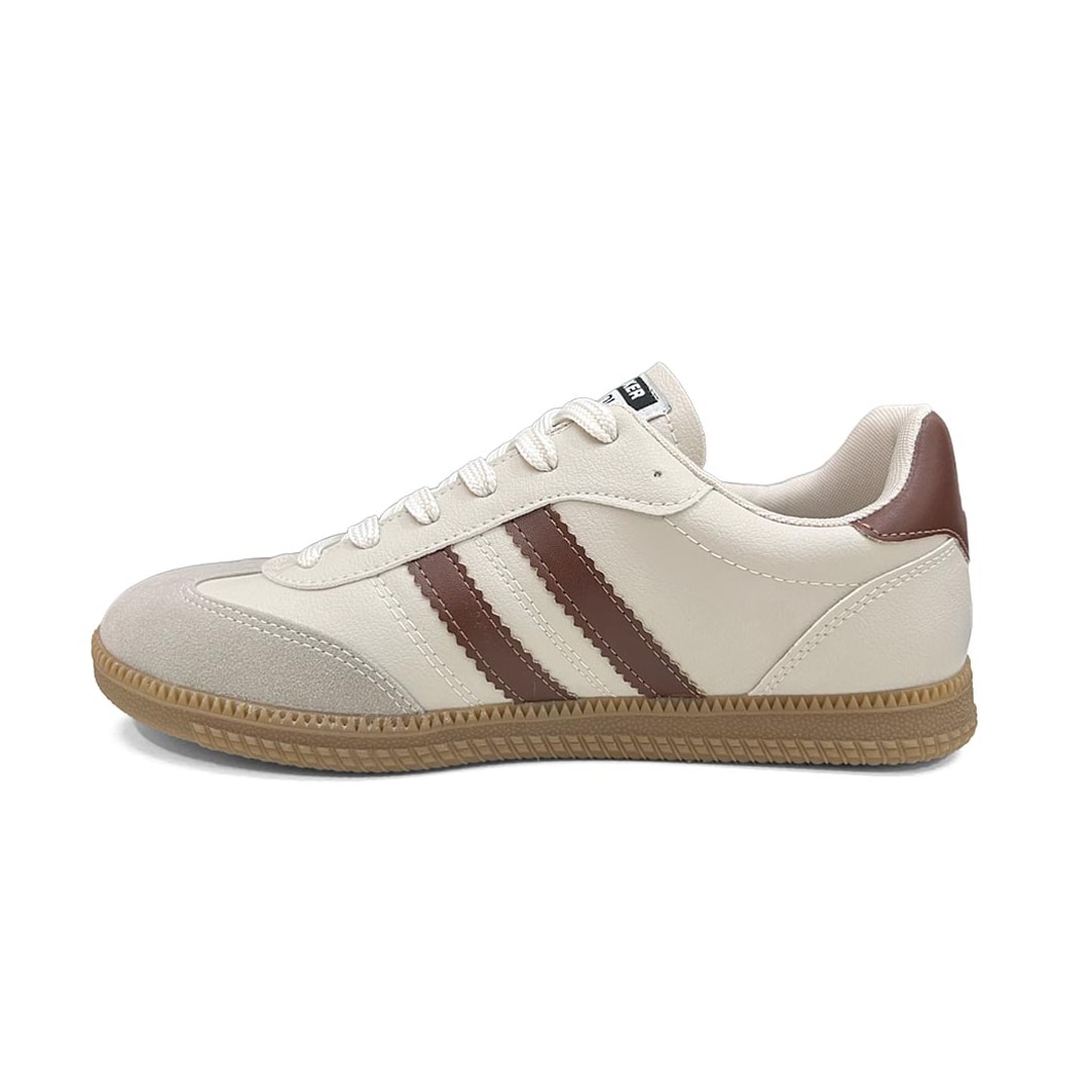 Tênis Sua Cia Casual 8355.16327 Off White/Marrone Tênis Sua Cia Casual 8355.16327 Off White/Marrone