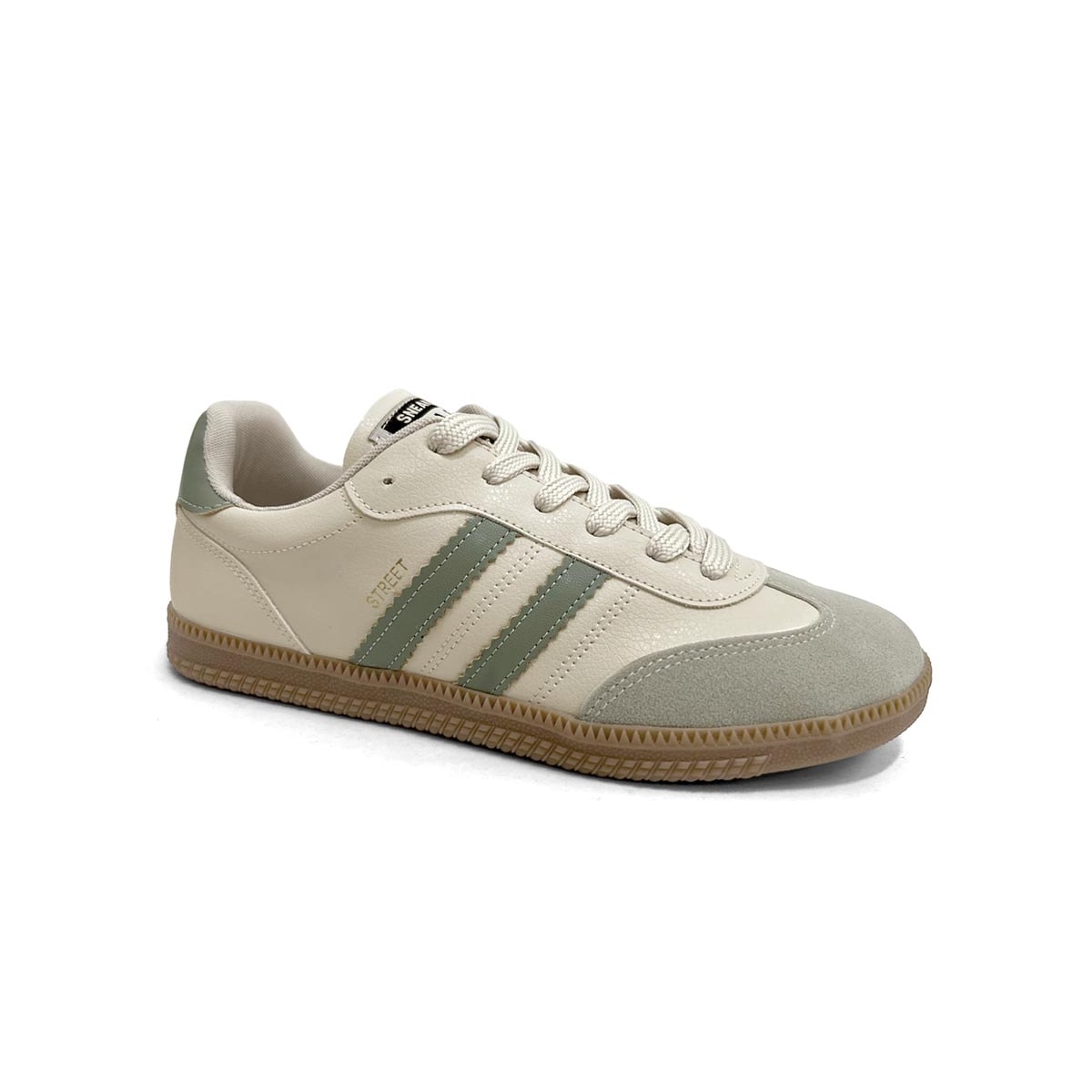 Tênis Sua Cia Casual 8355.16327 Off White/Matte/Cinza Tênis Sua Cia Casual 8355.16327 Off White/Matte/Cinza