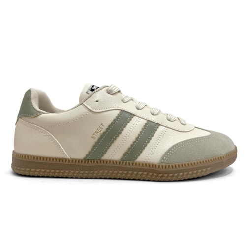 Detalhe - Tênis Sua Cia Casual 8355.16327 Off White/Matte/Cinza