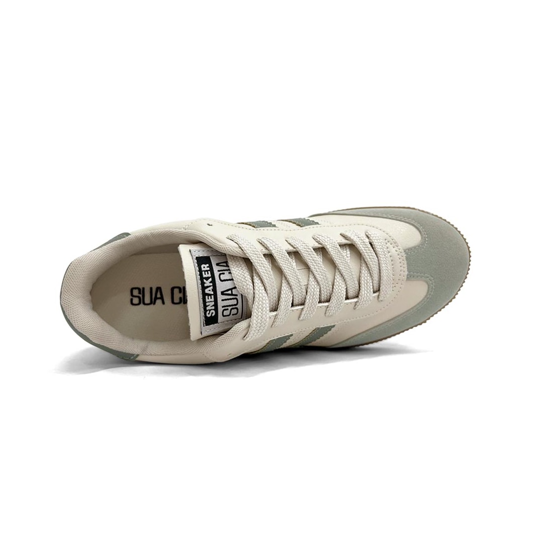 Tênis Sua Cia Casual 8355.16327 Off White/Matte/Cinza
