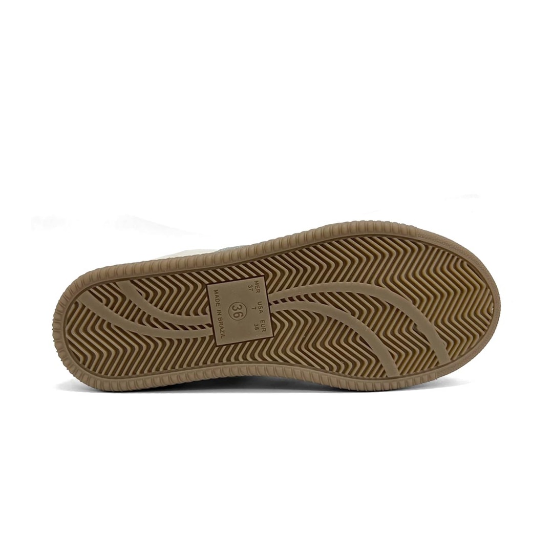 Tênis Sua Cia Casual 8355.16327 Off White/Matte/Cinza